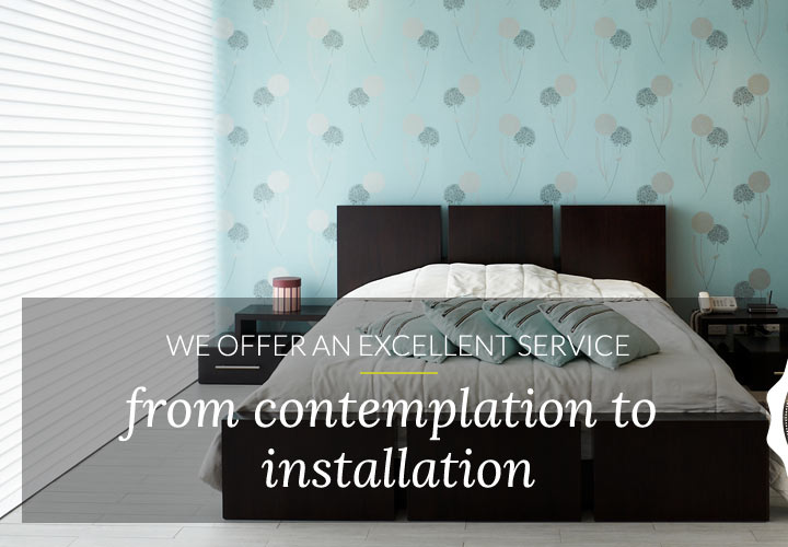 We offer an exellent service from contemplation to